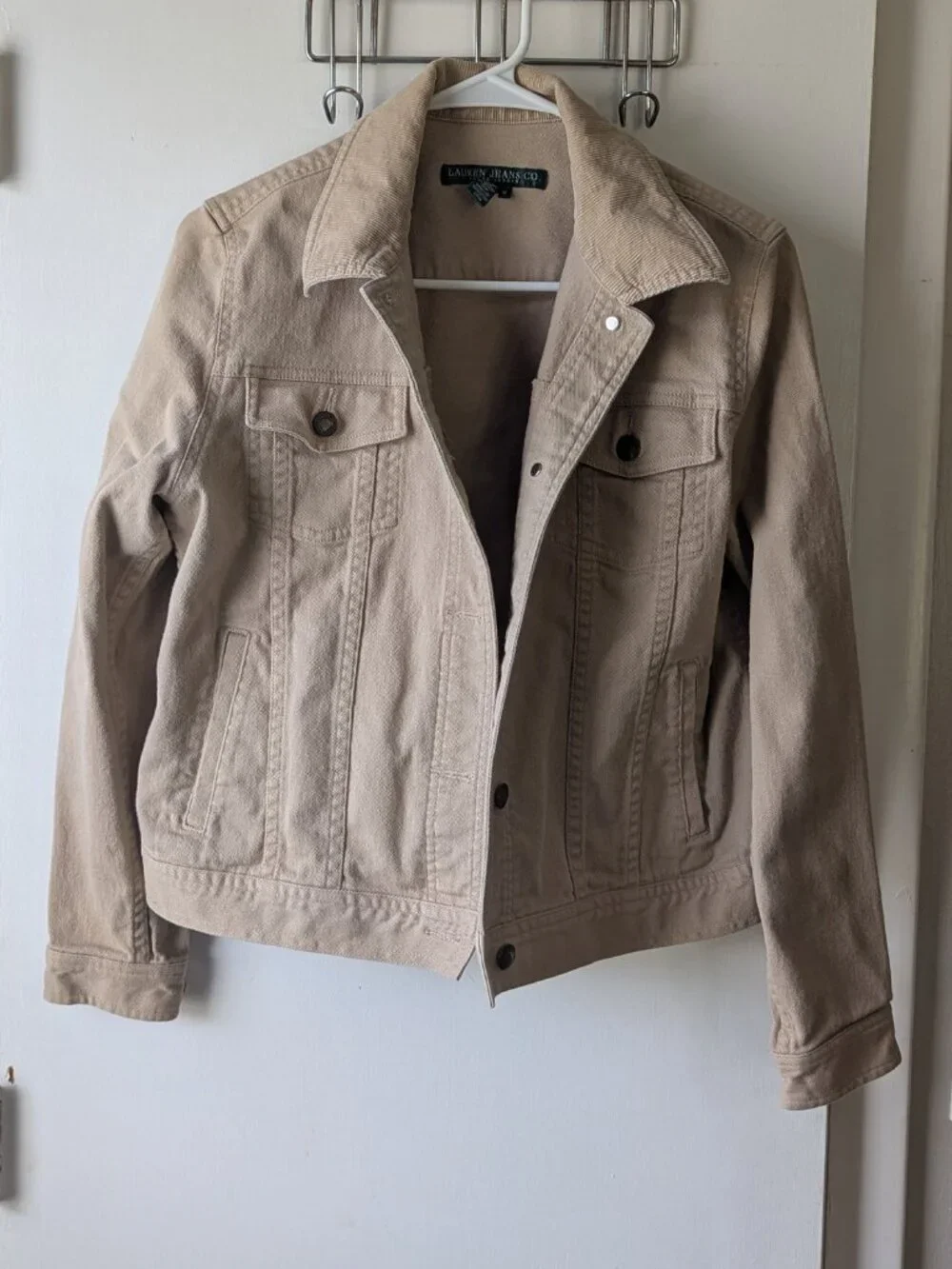 Ralph Lauren Khaki Jean Jacket Size Medium
